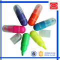 Stationery set kids using capsule shape highlighter